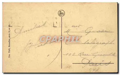 Antwerpen — L'Hippodrome — De Renbaan — Uitgever N. Thill, serie 83 — Achterkant