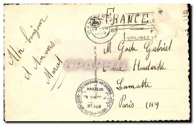 Antwerpen — Wieża Torengébouw (wysokość 87,50 m, 24 piętra) — Maïta, n° 39 — Rewers