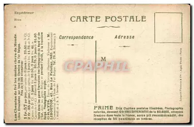 Anvers — Vista panorâmica — Librophot & Cie, Paris — Verso
