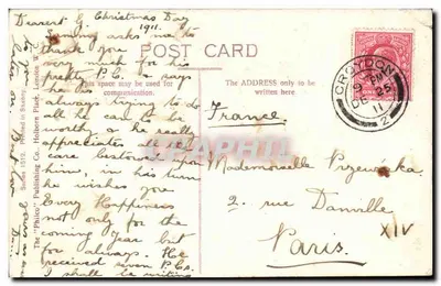 Znużona dziewczyna — plaża przy zachodzie słońca — wydawca 'Philco' seria 1512 — Rewers