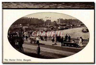 The Marine Drive, Margate — vue panoramique — éditeur non identifié
