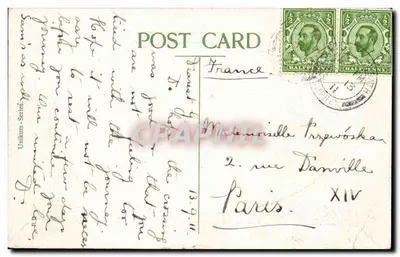 Fleet of Margate — vue du ponton avec bateaux — éditeur Unikum, série 2 — Verso