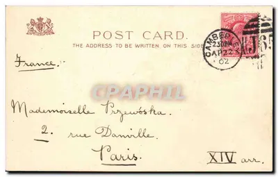 필드 마arshal 로드 로버츠, V.C. — 기념품 1900 — Raphael Tuck & Sons, Empire Chromographed, N°418 — 뒷면