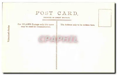 Westminster Abbey — widok fasady z wieżami — wydawca Brey, nr 17802 — Rewers