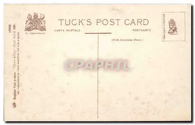 Monumentalny portal Uniwersytetu w Manchesterze — Tuck's Post Card n°2800 — Rewers