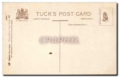Londra. Tramway Subway, Embankment — Tuck's Post Card n°2801 — Verso