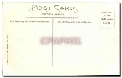 Zamek w Windsorze — Wschodnia Terrasa — seria Frith's, nr 35832 — Rewers