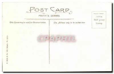 Castelo de Windsor e Ponte — vista panorâmica — Frith & Co. Ltd., Belgate, N.º 3947 — Verso