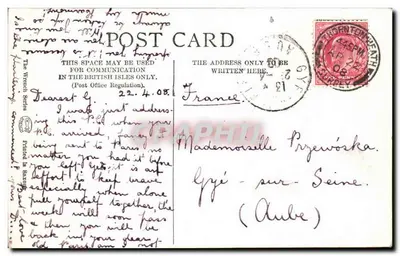 Glenariff and Red Bay — Co. Antrim — A Série Wm. Número 1991 — Verso