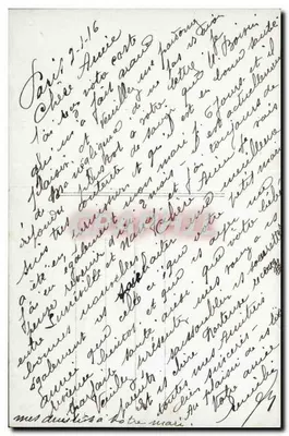 Jovem mulher — retrato — R.B. Paris, n° 428 — Verso