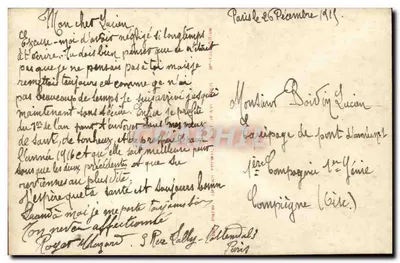 Bom Ano — Rosas e poema patriótico — editor desconhecido, número de série não visível — Verso