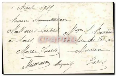 Młoda kobieta uśmiechnięta — z różami — wydanie przez DIX n° 773 — Rewers