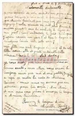 Jovem mulher em vestido rosa segurando lírios — REX 4620 — editor REX — Verso