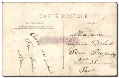 Retrato de mulher — O Papou — M.F. PARIS — Verso