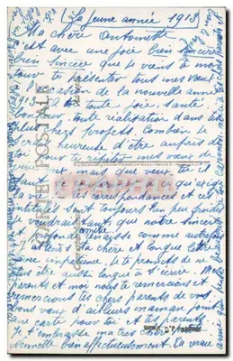 Młody mężczyzna oferujący różę — karta życzeń — wydawca nieznany, n° 10007 — Rewers