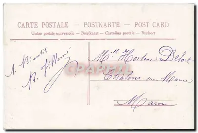 Mulher em vestido elegante segurando um cesto de flores — Amizades — editor desconhecido, n° 477 — Verso