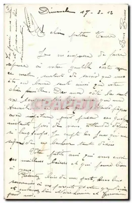 Casal amoroso — cena romântica — A.N. Paris, n° 1278 — Verso