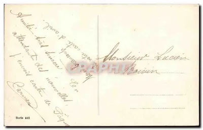 Páscoa — decoração de flores e ovos — editor não identificado, série 443 — Verso
