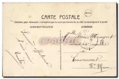 Eu penso em você — M.F. Paris, n° 583 — Verso