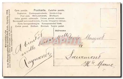 Dziecko w stroju winorośli — korona liści i gruszki — wydawca: Oranotypie, Berlin — Rewers