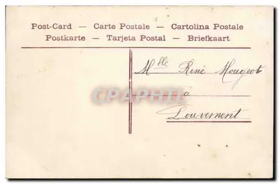 Retrato de homem — abril — editor F.C.X. n° 4521 — Verso