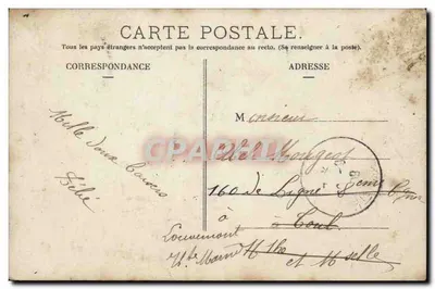 Niña sentada sobre una roca — orilla del mar — N.P.A. n°235 — Reverso