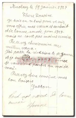 Jovem mulher com chapéu — Noyer 2976 — Verso