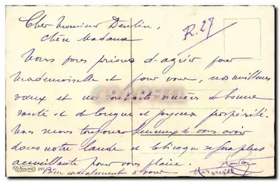Bukiet kwiatów — wydawca WOULCO, nr 349 — Rewers