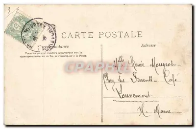 Dziewczyna w różowej sukni — scena ogrodowa — A.N. Paris, nr 318 — Rewers