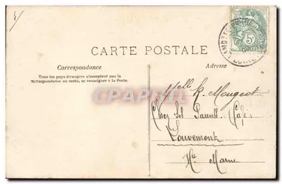 Menina em vestido rosa e branco — Amanhã, Mamãe — Editor A.N. Paris, n° 312 — Verso
