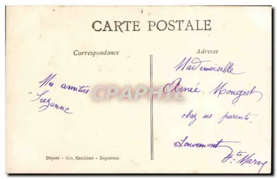 L'Amour chante sous les tonnelles — Gedicht — A.K.S. Collection 9 — Rückseite