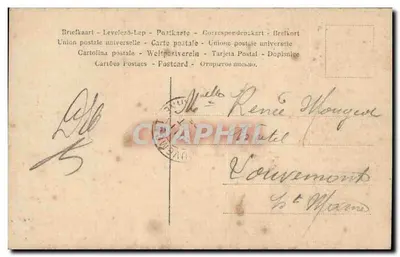 Mulher em vestido de coração — estúdio — editor G. Stowart — Verso