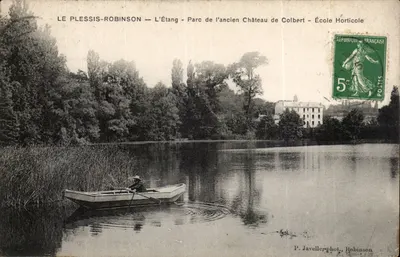Le Plessis-Robinson — L'Étang - Parc do antigo Castelo de Colbert - Escola Horticolé — P. Javellephot, Robinson