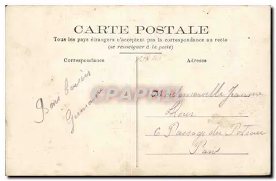 L'Hay - Estrada de Paris — Edição P. F. — Verso