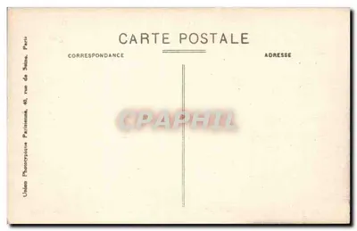 Montfort-l'Amaury — O claustro ou, mais propriamente, o antigo charneco que envolve o cemitério atual — Union Phototypique Parisienne — Verso