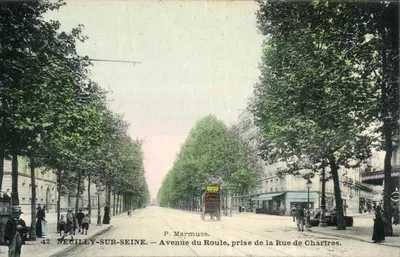 Neuilly-sur-Seine — Avenue du Roule, prise de la Rue de Chartres — P. Marmuse, n°42