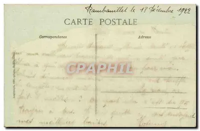 Cervo aos aborrecidos — Floresta de Rambouillet — Cavaleiro de Bonnelles — Verso