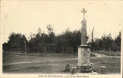 Forêt de Saint-Germain — La Croix Saint-Simon — Éditeur GROIS & SIMON