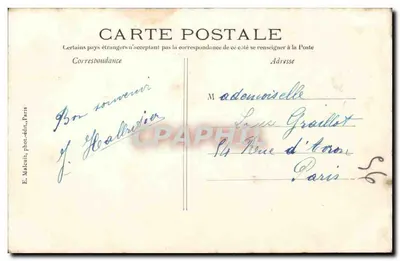 St-MAUR-les-FOSSÉS — La rue Marinville en de Scholen — E. M. — Achterkant