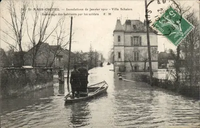 सेंट-मौर-क्रेतील — जनवरी 1910 के बाढ़ — विला शैकेन