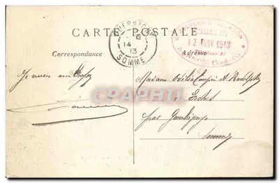 Sannois (S.-et-O.) — Terrasse Ruslique do Pai la Galette — Victor D'Inon, proprietário — Verso