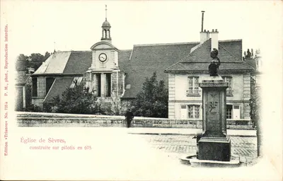 Igreja de Sèvres — construída sobre pilares em 675 — Edição P. M. No. 735