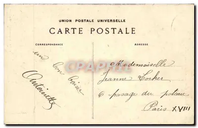 Alfortville - O Riu dos Marais no inverno — editora G. Grelieux, n° 220 — Verso