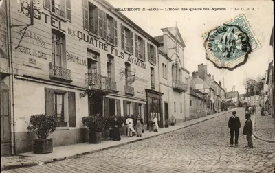 Beaumont (S.-et-O.) — O Hotel dos Quatro Filhos Aymon — A C.P.A.