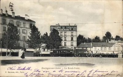 Boulogne-sur-Seine — O Rond-Point — P. Marmuse, editor Paris