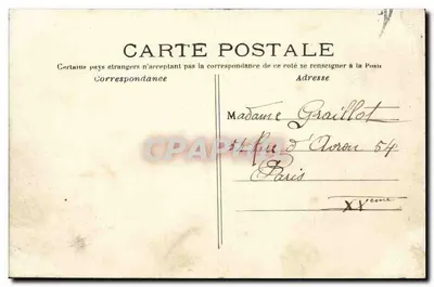 Bois de Boulogne – O Moulin de Longchamps — F.A. 69 — Verso