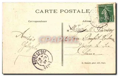 I bordi della Marne — Champigny a Lavarenne — E.M. n°129 — Verso