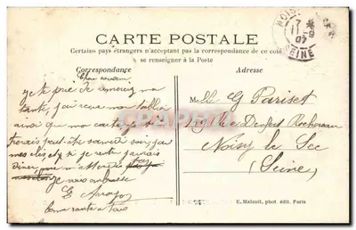 Charenton-le-Pont — As Escolas Comunais — E.M. n°463 — Verso