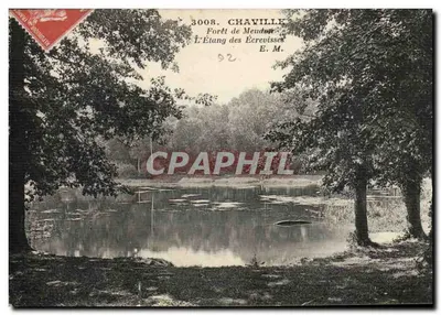 Chaville — Floresta de Meudon, O Lago das Caranguejas — E. M.
