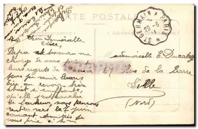 Chatou - Urząd Miasta — wydawca H. Hébert, nr 107 — Rewers